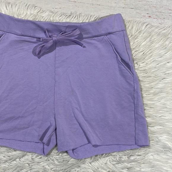 Majestic Filatures Deluxe Purple Drawstring Jersey Shorts - Picture 7 of 9